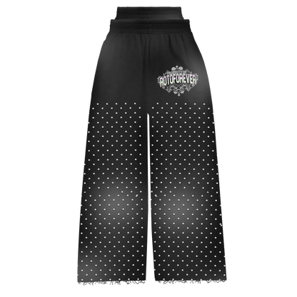 Property Of ROTOFOREVER Rhinestone Sweatsuit Set