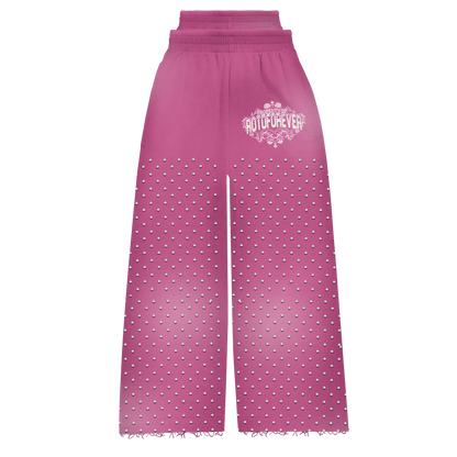 Property Of ROTOFOREVER Rhinestone Sweatsuit Set