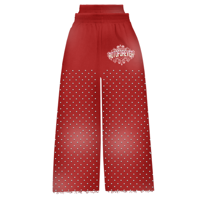 Property Of ROTOFOREVER Rhinestone Sweatsuit Set