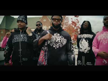 Property Of ROTOFOREVER Rhinestone Sweatsuit Set